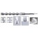10.0mm x 210mm. SDS+ Hammer Bits (1/pack)