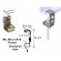 PW2 M8TiIN Suspension Clips (M8 Thread)  (10/pack)